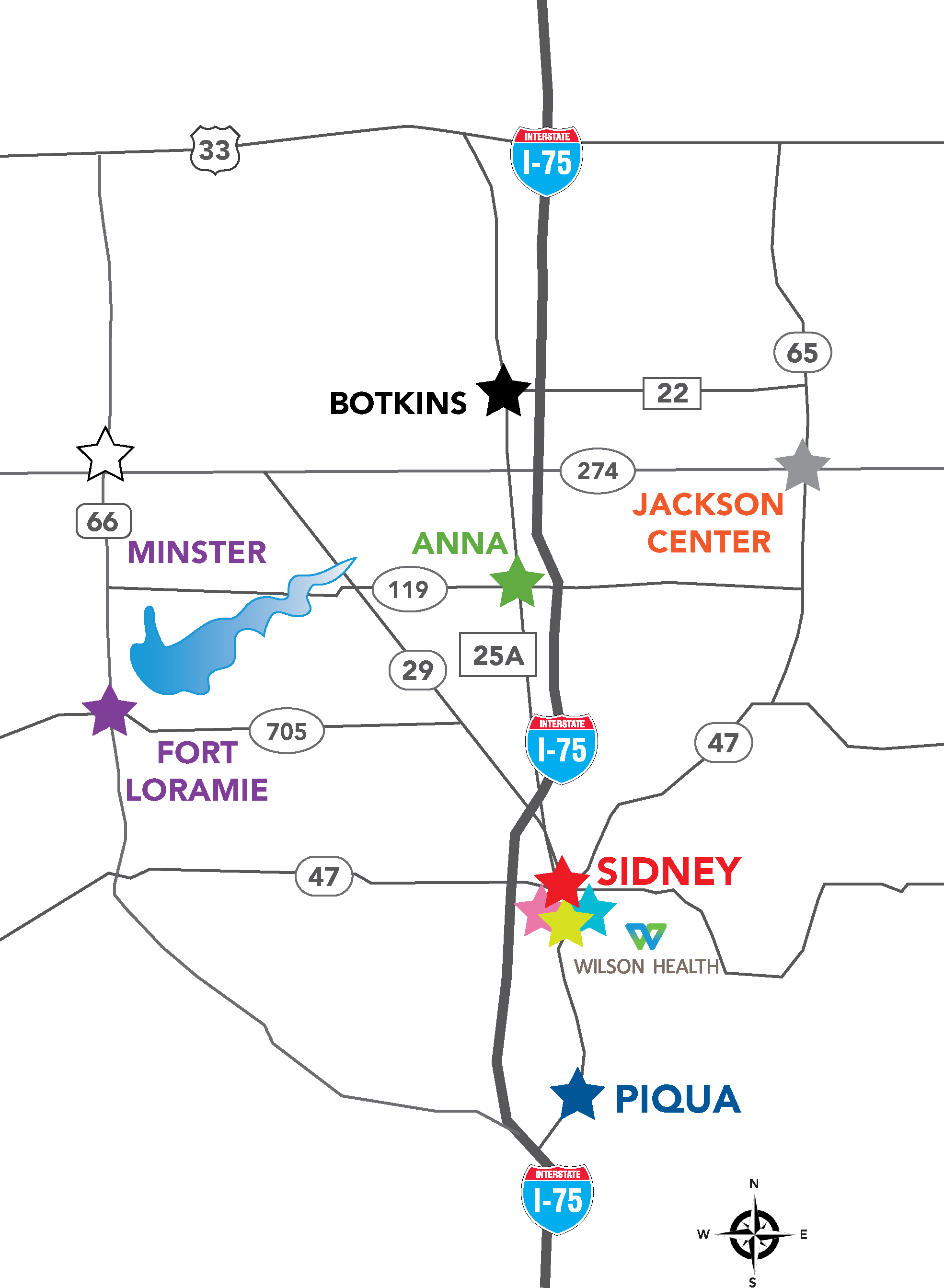 Map of Locations-no logos-color coded 9-23
