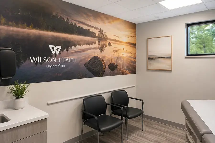 Wilson health indoor view of patient rooms