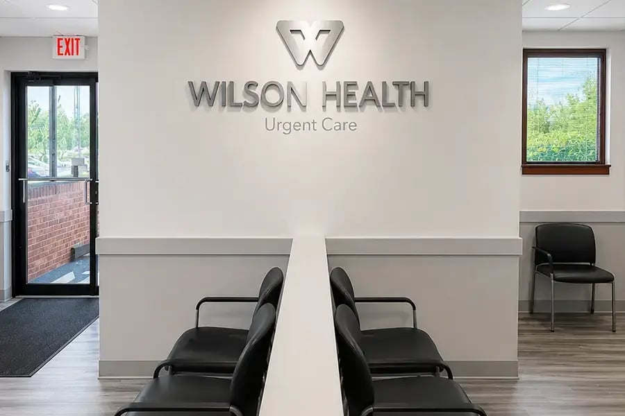 Wilson health indoor view of patient lobby