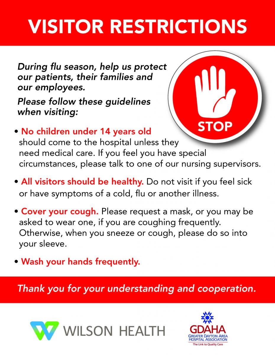 Wilson Health Implements Visitor Restrictions to Limit Spread of